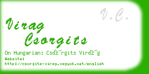 virag csorgits business card